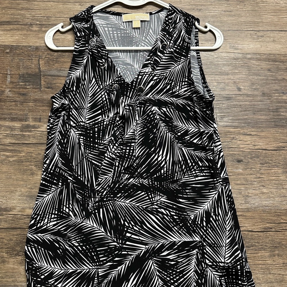 Michael Kors Black and White Tank Top